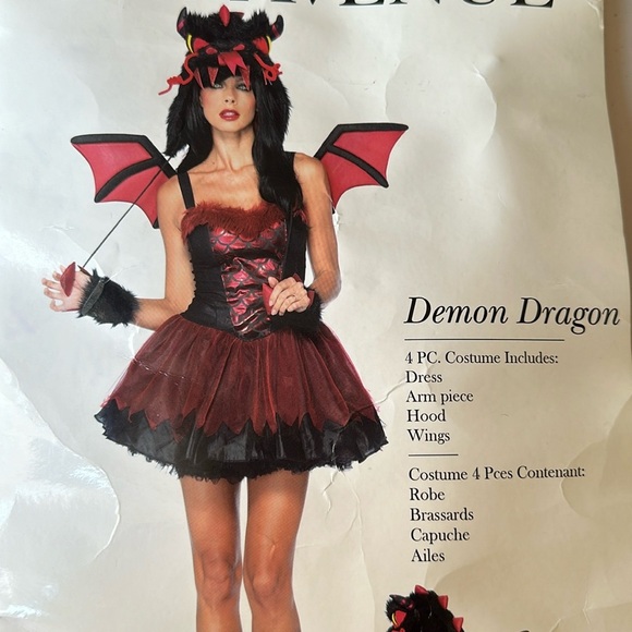 Demon Dragon Costume - Picture 3 of 6